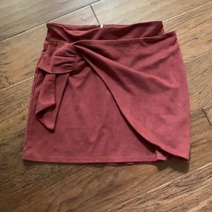 red tie skirt